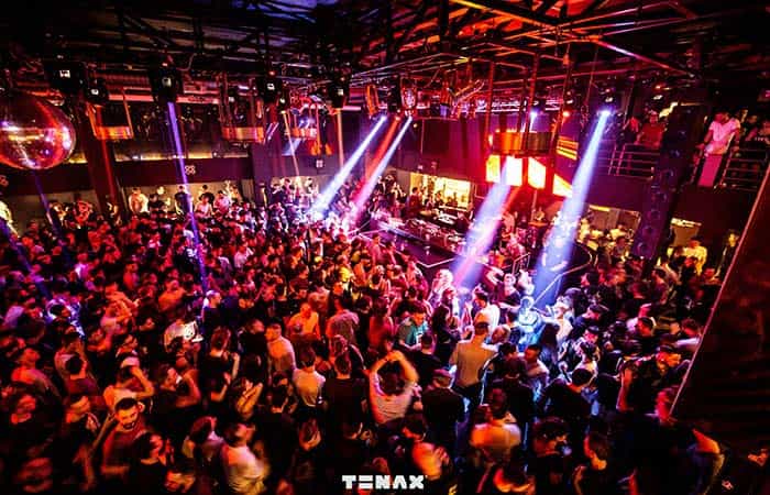 Discoteca Tenx Florencia Italia.
